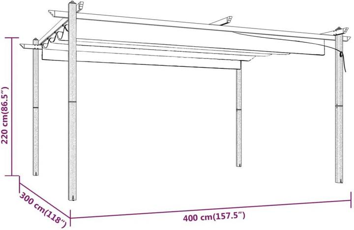 Image du produit VidaXL Vassily (300 cm, 400 cm)