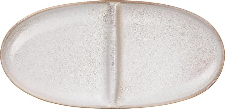 ASA Selection ASA SAISONS aperitif plate 2-section oval sand (1 x)