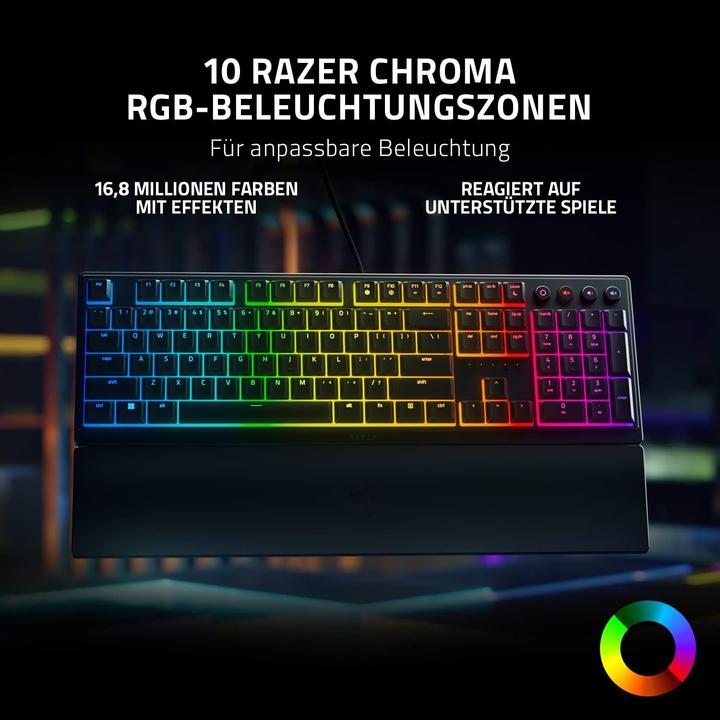 Actual product image Razer Ornata V3 TKL (DE, Cable)
