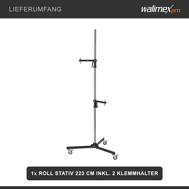 Image du produit Walimex pro Par trépied roulant (223 cm, 12 kg)
