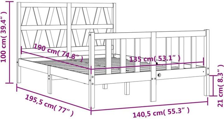 Image du produit VidaXL Creight (135 x 190 cm)