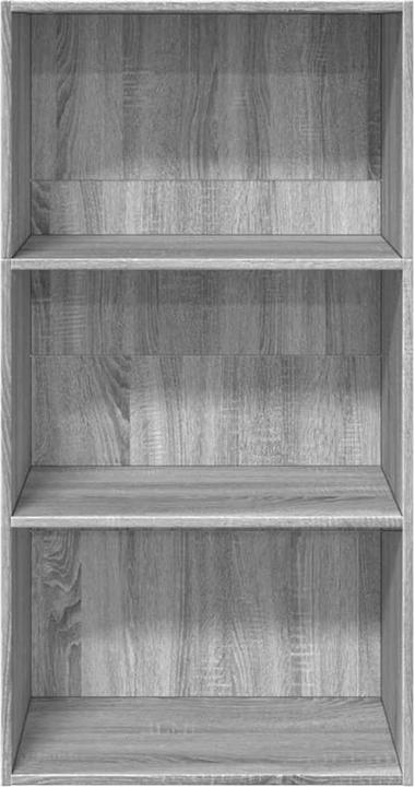 Produktbild VidaXL Bücherregal Regal Standregal Büroregal Aufbewahrungsregal Grau Sonoma (60 x 30 x 114 cm)