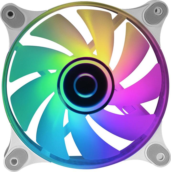 Image du produit Mars Gaming Ventilateur Boitier Mf-3d RGB - 12cm (Blanc) (120 mm, 1 x)