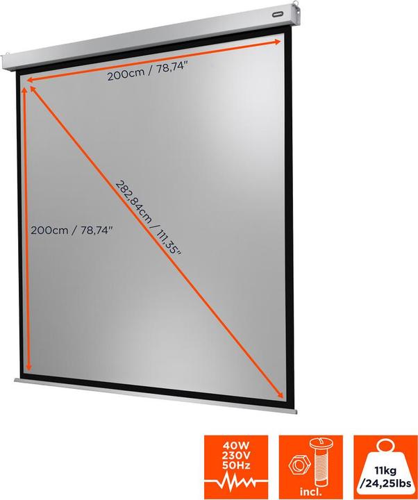 Produktbild Celexon Motor Professional Plus (111", 1:1)