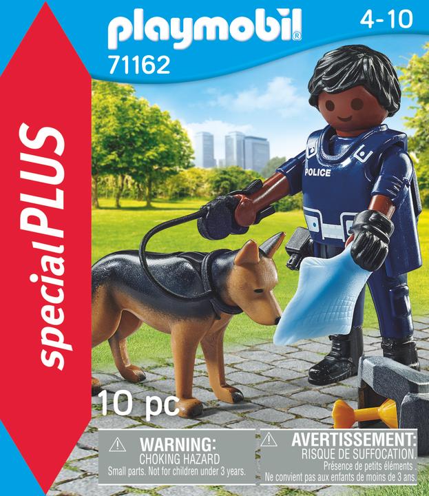 Produktbild Playmobil Polizist mit Spürhund (71162, Playmobil Special Plus)