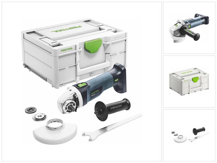 Immagine prodotto Festool Smerigliatrice angolare a batteria AGC 18-125 Basic (125 mm)