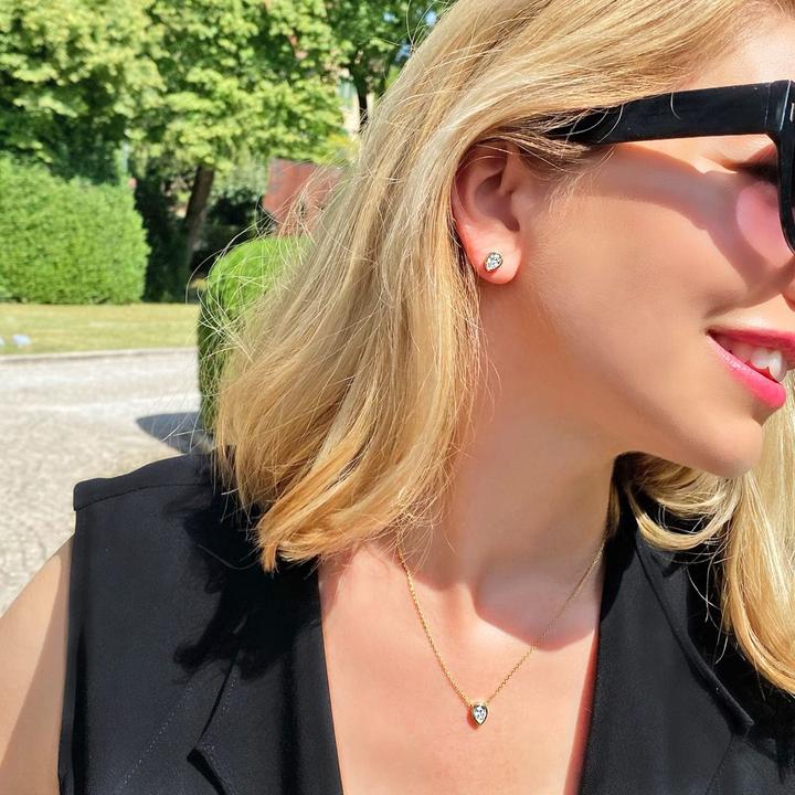 Image du produit Candy Collier Saffron, argent sterling 925, plaqué or (Plaqué or 18k, Argent sterling 925, 42 - 45 cm)