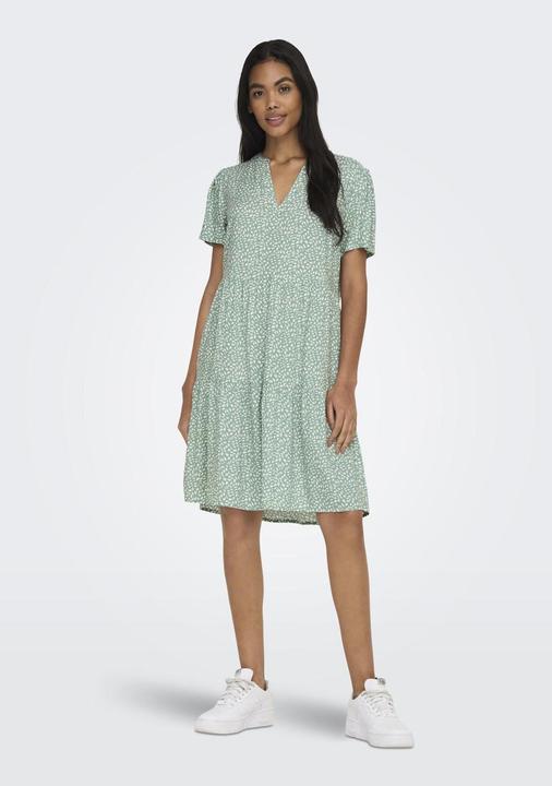 Actual product image Only V-neck dress with short sleeves (XL)