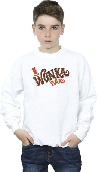 Immagine prodotto Willy Wonka & the Chocolate Factory Bar Logo Felpa Ragazzi (128)