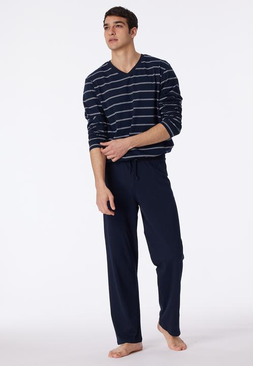 Actual product image Schiesser long pyjama pyjamas natural 100% cotton | also oversizes (62)