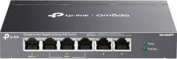 Immagine prodotto TP-Link Switch Desktop Omada 6 Porte Gigabit Con 3 Porte Poe E 1 Porta (6 Porti)