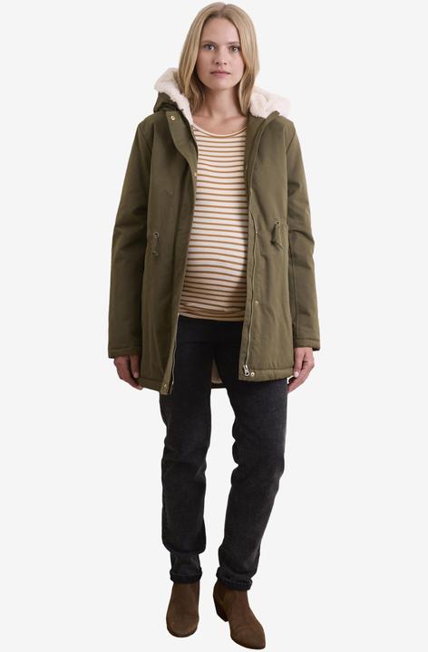 Image du produit Vertbaudet Veste d'hiver de maternité avec doublure en fourrure tissée (46)