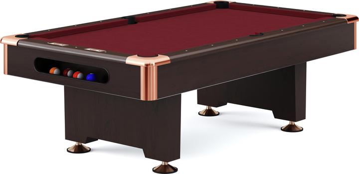 Produktbild Automaten Hoffmann Billardtisch Club Pro III Dekor Nussbaum (254 x 127 cm)