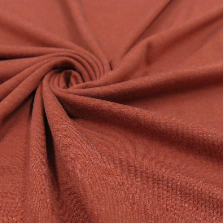 Stoffrestposten Viksose jersey - Rust - Minimum quantity: 1 metre
