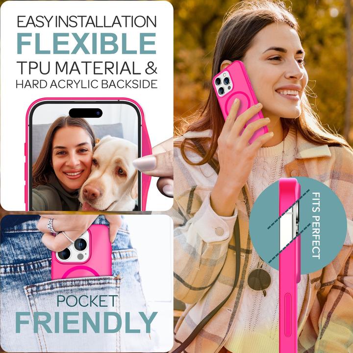 Image du produit Nalia Étui hybride mat avec fonction MagSafe (Apple iPhone 16 Pro)