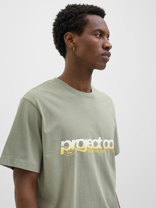 Actual product image Jack & Jones Gedruckt Rundhalsausschnitt T-shirt T-shirt (XL)