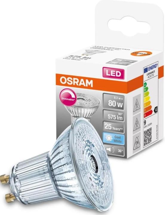 Actual product image Osram Superstar Par 16 (GU10, 80 W, 550 lm, 1 x, G)