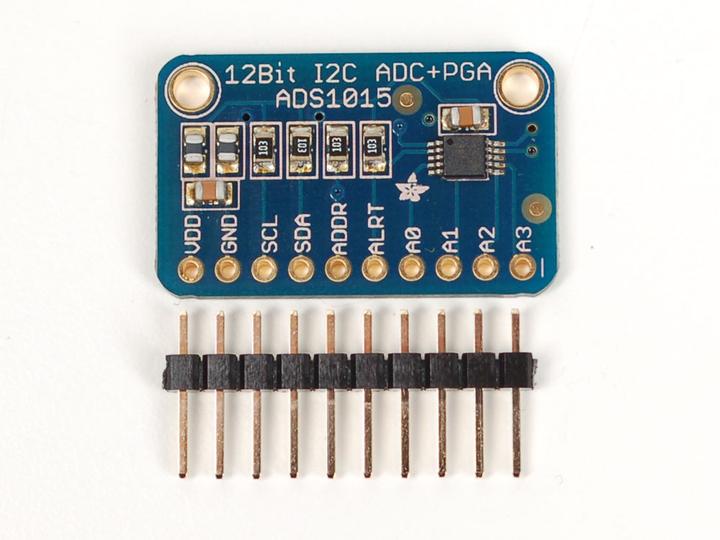 Adafruit ADS1015 12-Bit ADC 4 Ch. w/Gain Amplifier (Erweiterung)