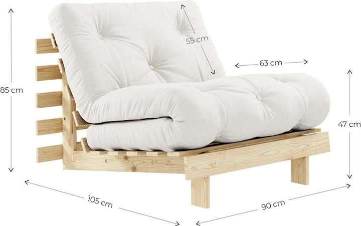 Image du produit Karup Design Roots 90 (Canapé-lit, 1 place)