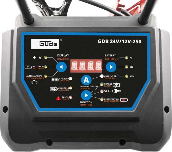 Produktbild Güde Batterielader Digital GDB 24V/12V-250 (24V, 16 A)
