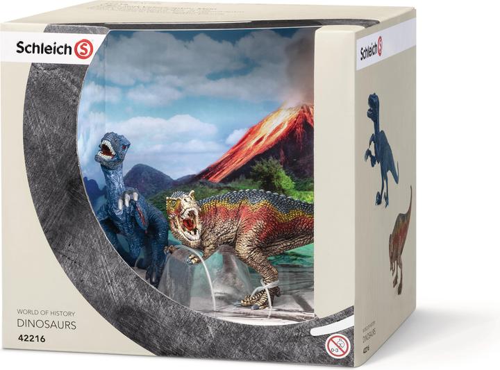 Produktbild Schleich T-Rex und Velociraptor klein