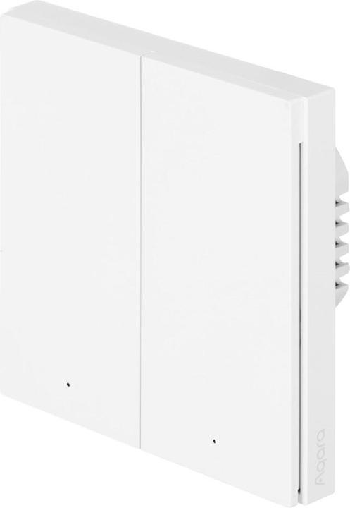 Produktbild Xiaomi Smart Wall Switch H1 Weiss With Neutral, Double Rocker (Zigbee)