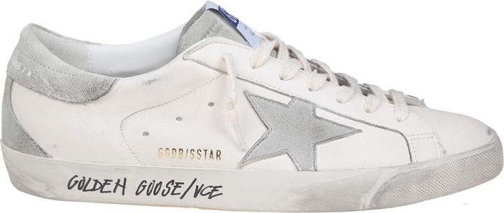 Produktbild Golden Goose super star in white/grey leather (41)