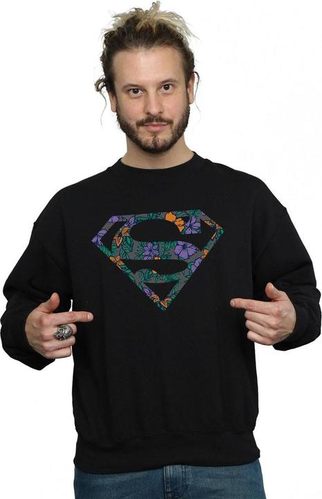 Image du produit - Sweat SUPERMAN FLORAL LOGO - Homme (S)