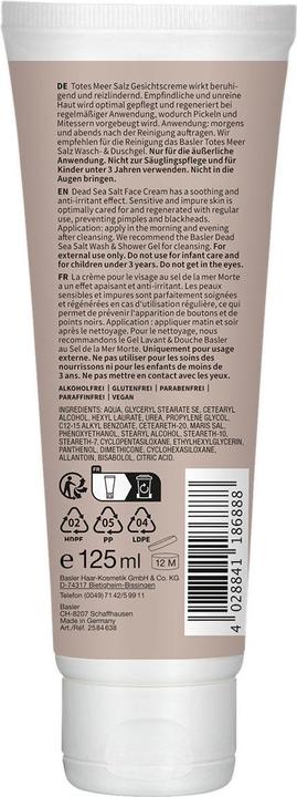 Produktbild Basler Totes Meer Salz Gesichtscreme (125 ml, 24h Creme)