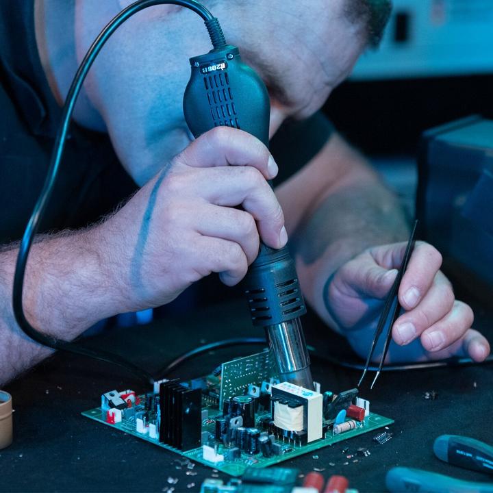 Actual product image Stahlwerk Hot air soldering station