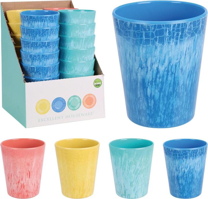 Actual product image Melamine mug 350ml assorted