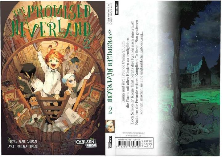 Actual product image The Promised Neverland 2 (German, Kaiu Shirai, 2018)
