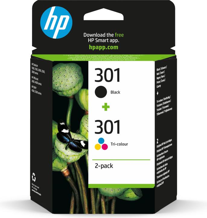 Productafbeelding HP 301 2-pack (M, BK, C, Y)