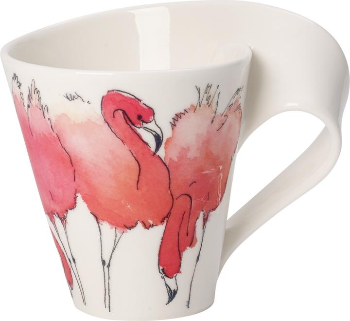 Actual product image Villeroy & Boch Mug with Handle (Gift Box) NewWave Caffè Rosa Flamingo (300 ml, 1 x)