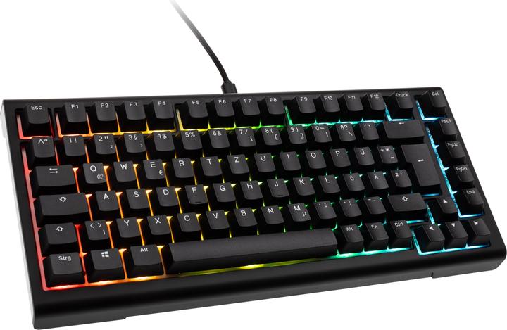 Actual product image Ducky Tinker 75 Gaming Keyboard, RGB - MX-Brown (ISO-DE) (DE, Cable)