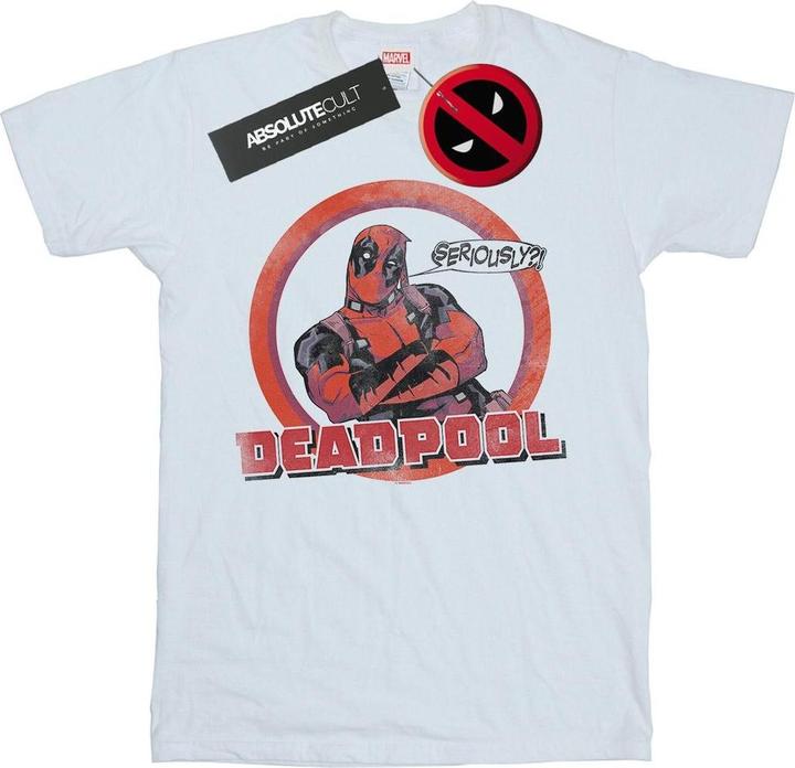 Produktbild Deadpool Seriously Speech Bubble TShirt (L)