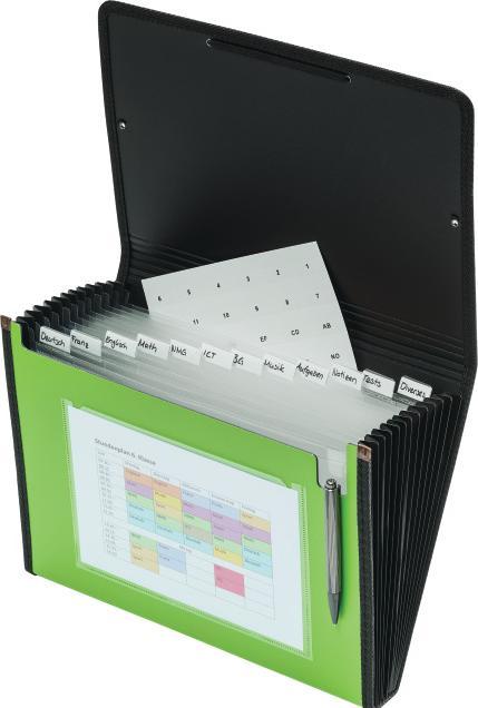Image du produit Kolma Fardes à compartiments A4 superstrong 12 onglets anthracite (A4, 1 x)