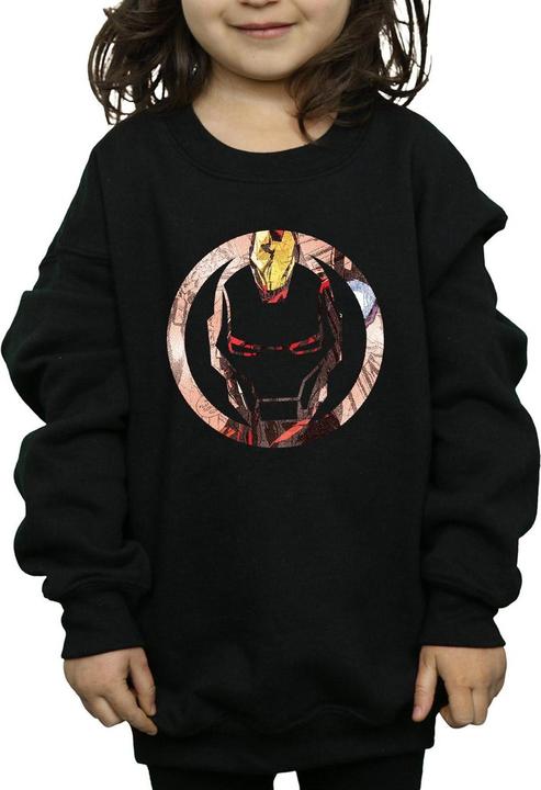 Image du produit - Sweat IRON MAN MONTAGE SYMBOL - Fille (152, 158)