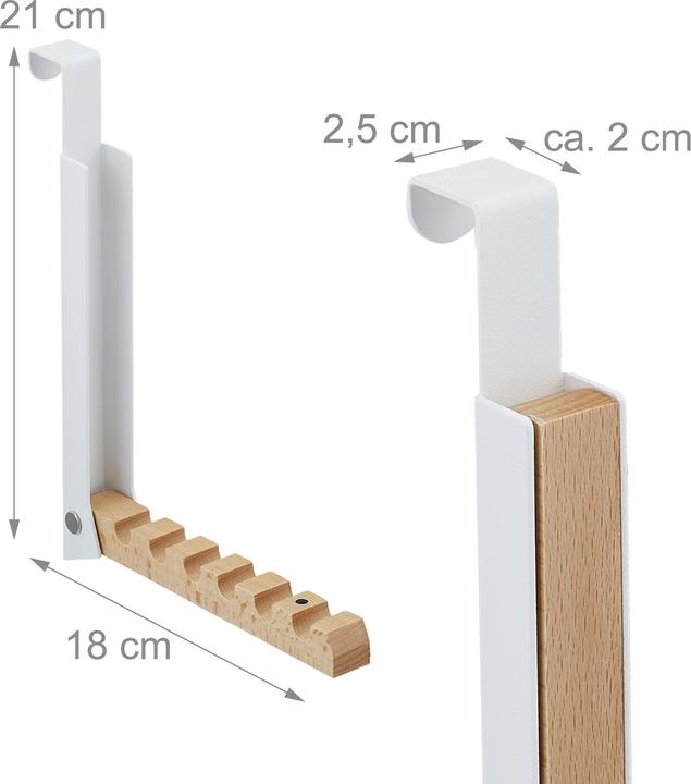 Actual product image Relaxdays 2x door hanger