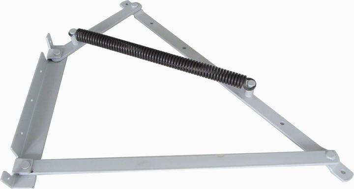 Produktbild Springaufbeschlag schwer EW-411 Öffnungswinkel 35° Zugfeder Stahl silber