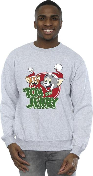 Produktbild Tom & Jerry Christmas Hat Logo Sweatshirt (M)