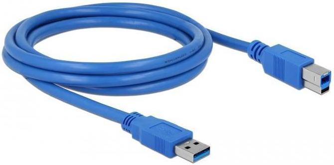 Actual product image Delock USB A-Usb B (1.80 m, USB 3.0)