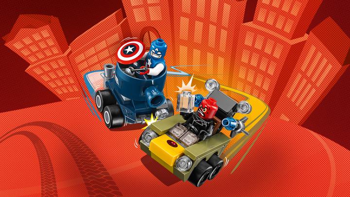 Image du produit LEGO Marvel Super Heroes Mighty Micros: Captain America contre Crâne Rouge (76065, LEGO Marvel)