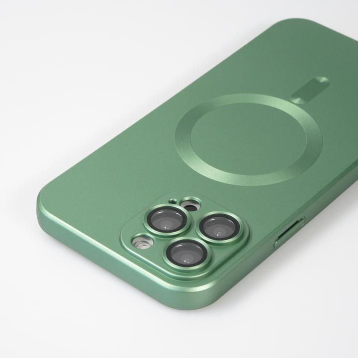 Produktbild PhoneLook Hülle Gummi weich mit Kameraschutzglas MagSafe (Apple iPhone 15 Pro)