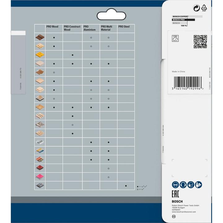 Produktbild Bosch Professional Zubehör PRO Multi Material Kreissägeblatt, 190 x 2,4 x 30 mm