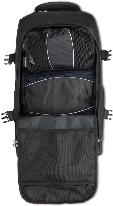 Actual product image Normani Reisetrolley mit Rucksackfunktion 90 L mit 5 Kleidertaschen (90 l)