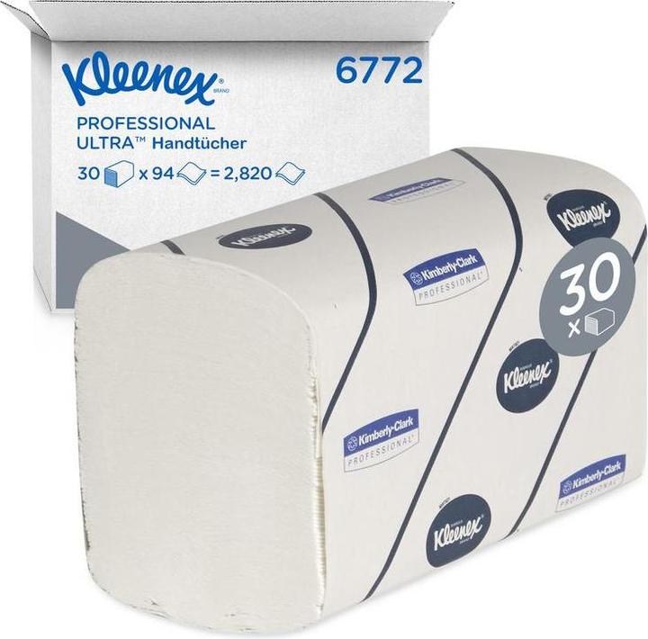 Kleenex Essuie-mains ® Ultra™ 6772 2 plis blanc L215xl106ca.mm adapté à 9000 469 672, 9000 469 673 (2820 x)