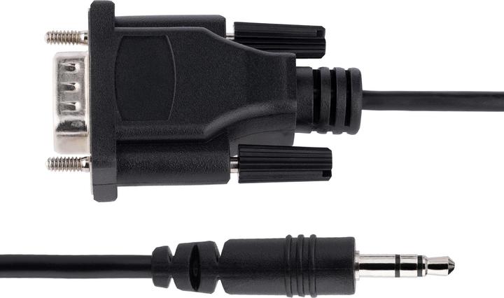Actual product image StarTech 3FT DB9 TO 3.5MM SERIAL CABLE (1 m)