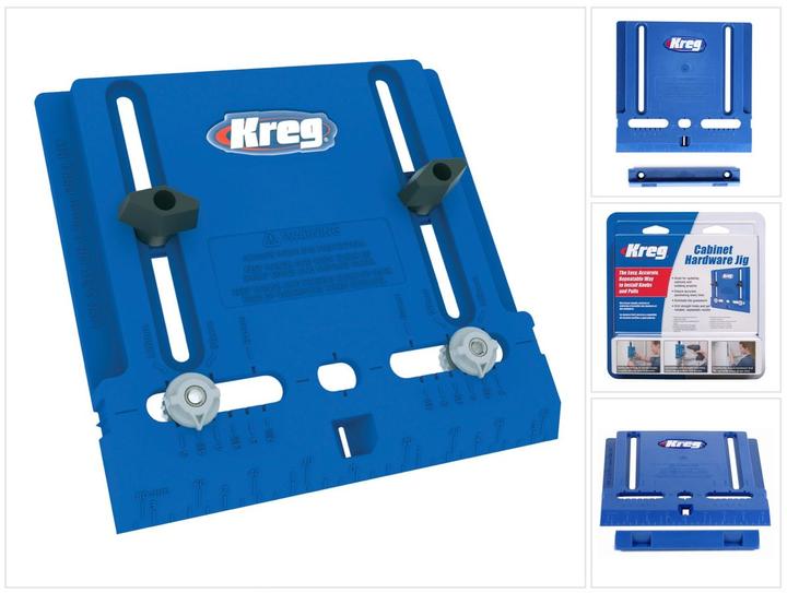 Produktbild Kreg Cabinet Hardware Jig Bohrschablone für Möbelgriffe ( KHI-PULL ) für Möbelbau und Schranktüren
