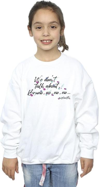 Actual product image Disney Girls Encanto We Dont Talk About Bruno No No Sweatshirt (152, 158)